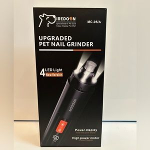 Pet nail trimmer/grinder - rechargeable